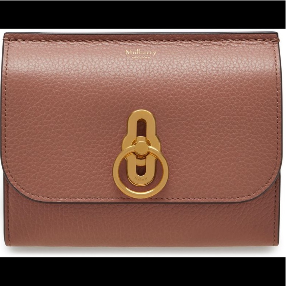 Mulberry Amberley Medium Wallet - Dark Blush Small